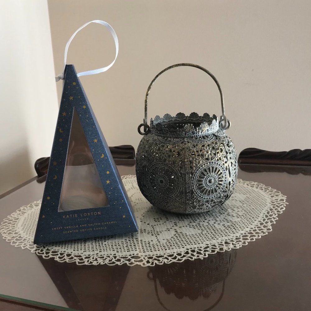 Votive Candle & Latice Latern